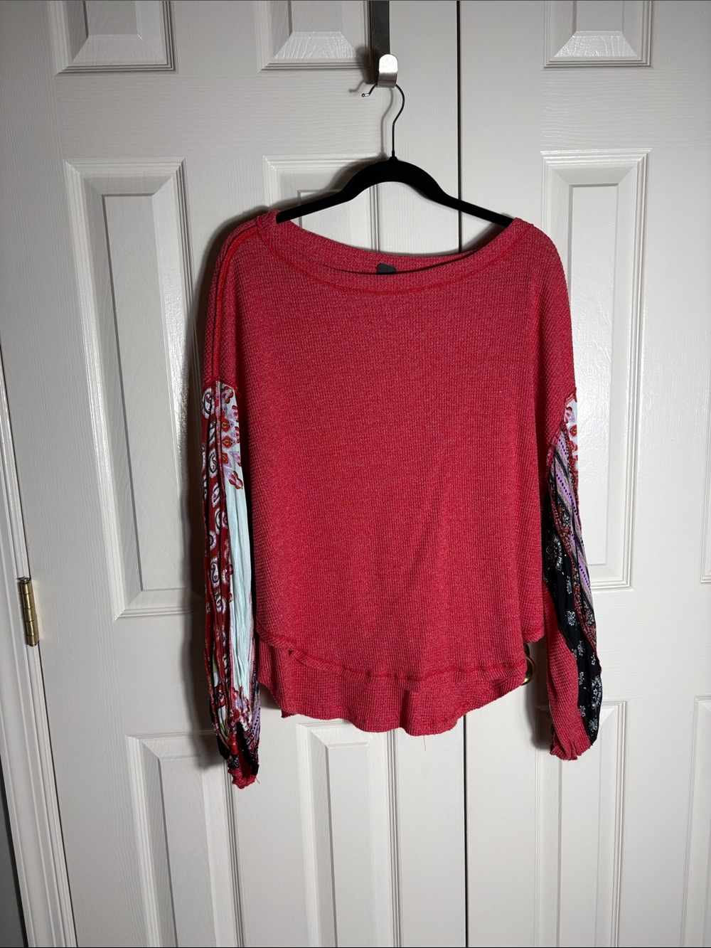 We the Free People thermal blouse size medium